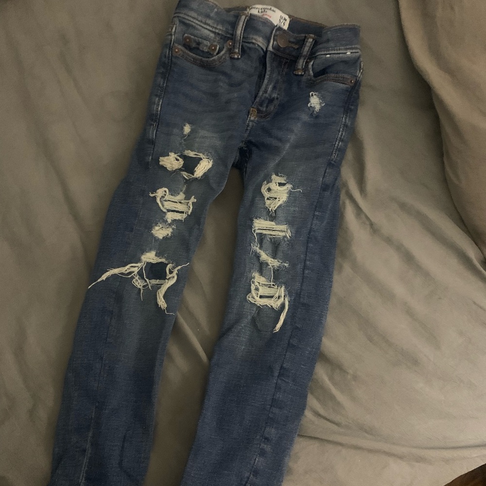 Kids Abercrombie distressed jeans
